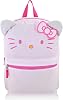 Hello Kitty or Stitch School Backpack Toddler Backpack for School | 16 Kids Backpack Bookbag for Boys and Girls, Hello Kitty White, One Size, Daypack Backpack
