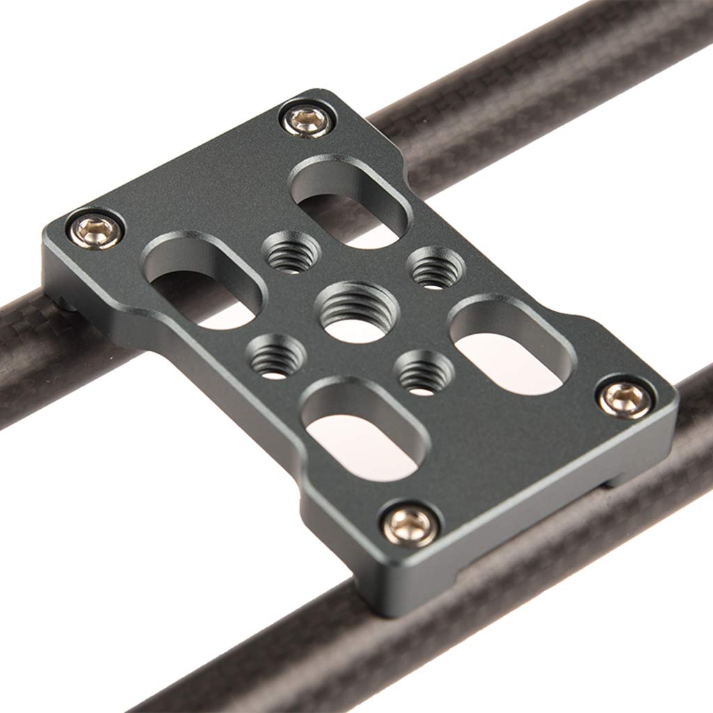 16 pollici/40cm Table Top Video Camera Slider In Fibra di Carbonio Aste Fino A 11lbs/5kgs Più Ampia Compatibilità Accessori