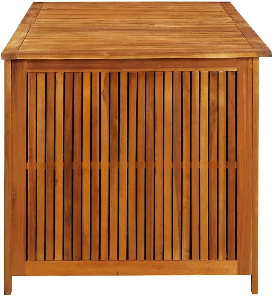 Storage Box Solid Acacia Wood Outdoor Furniture Storage Boxes