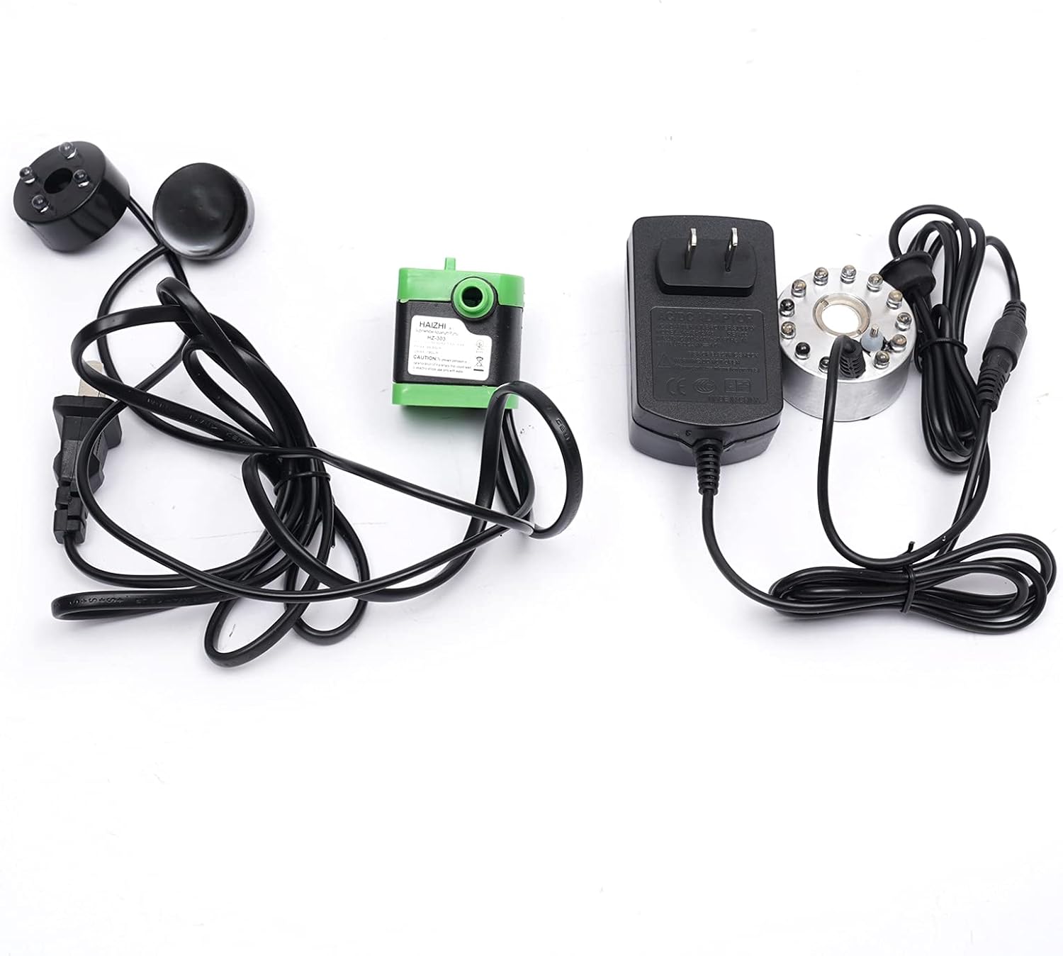 Gdrasuya10 Tabletop Fountain Rockery, Desktop Fountain Waterfall Decor with Color-Changing LED Lights and Atomizer for Indoor Outdoor Office Bedroom : Home & Kitchen