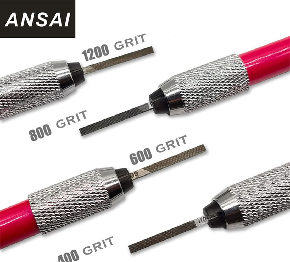 Amazon.com: ANSAI Precision File Set for Scale Model Hobbies Tools