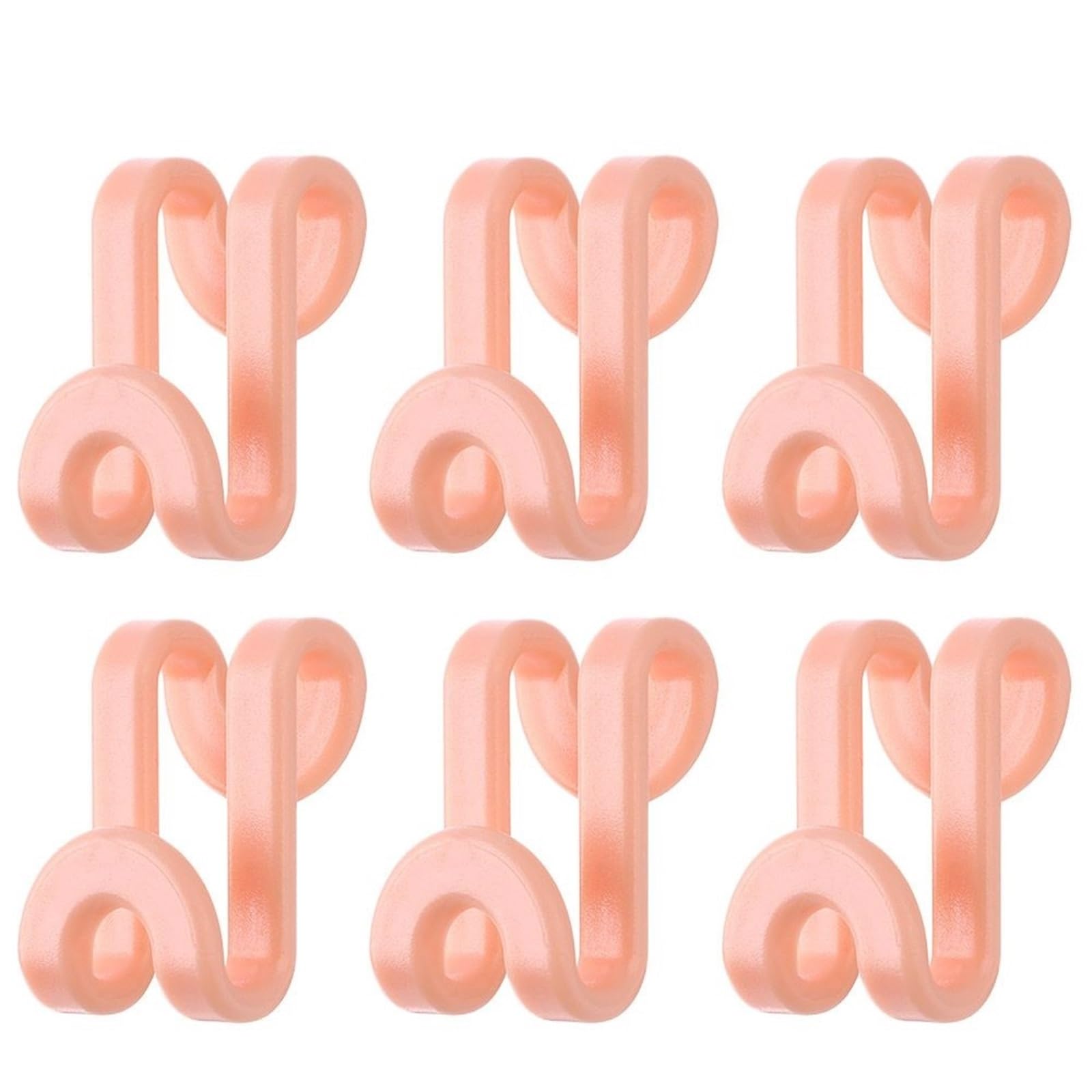 Hangers for Clothes Space Savers 150 Pcs Mini Wardrobe Hanger Hooks - Cascading Connectors for Clothes Closet(Pink)