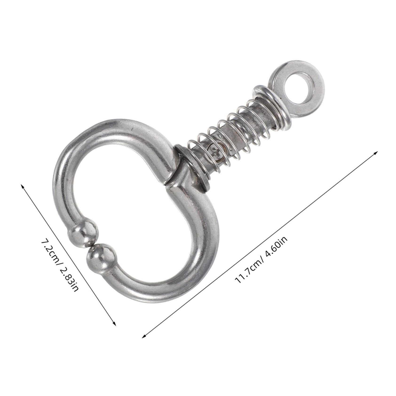 BESPORTBLE Calf Weaning Nose Ring Reusable Bull Nose Ring with Spring Pliers Comfortable Cattle Control Tool for Efficient Farm Management Safe Durable Design for Livestock Care