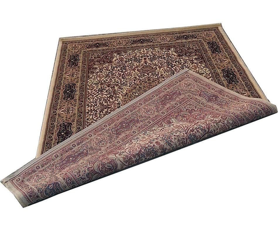 Image of Cozy Soft MATERIAL Non Slip Carpet for Home Decor Aesthetic Rugs with 1 inch Thickness Kashmiri Design Size 5X7