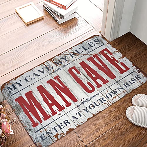 Tapis d'extérieur COTECI entrez à vos propres risques humour 65x90 - 2