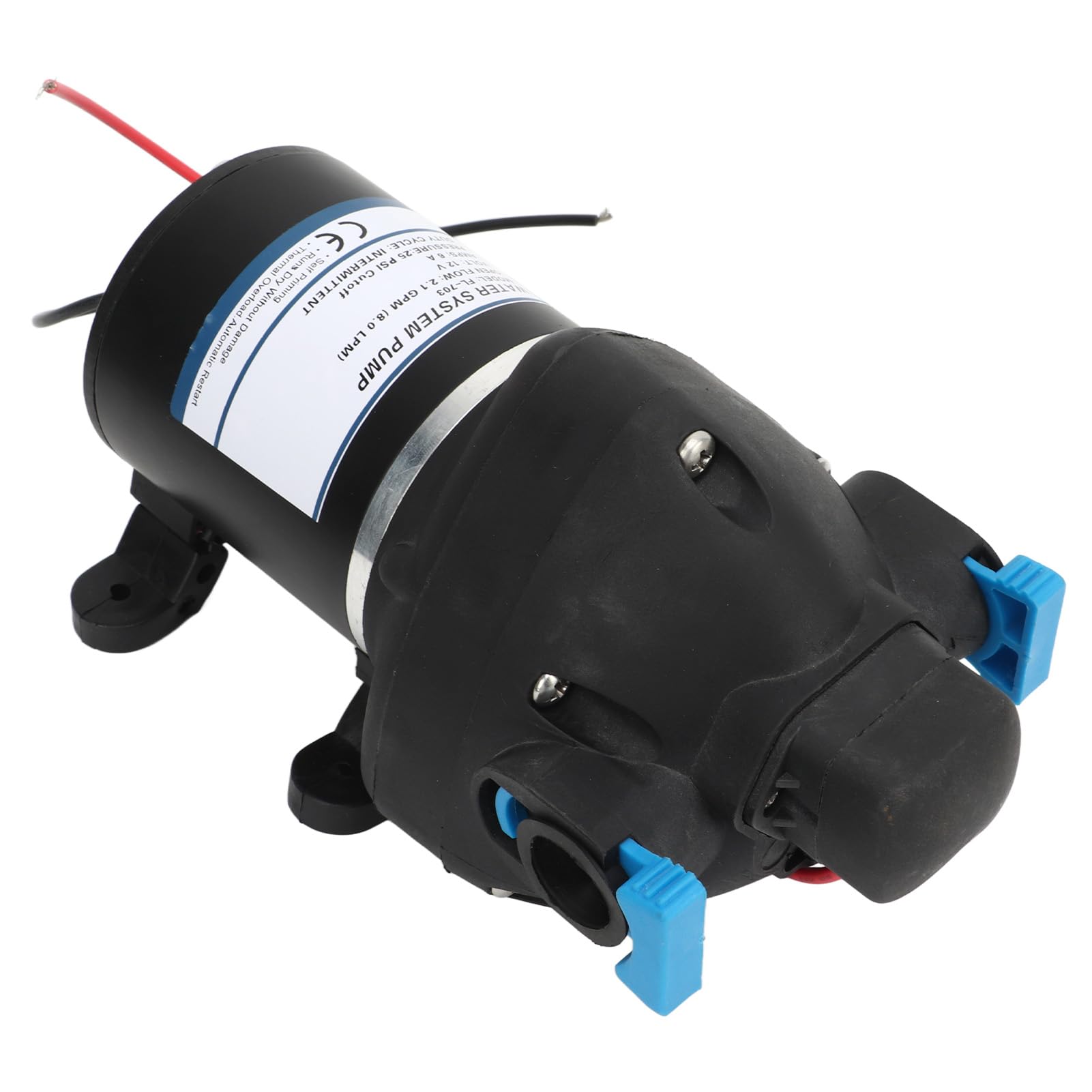 Pompe à eau avec 29cm de ligne à membrane haute pression 12V 115Psi 5L/min 60W - 168 (O-O) LAC