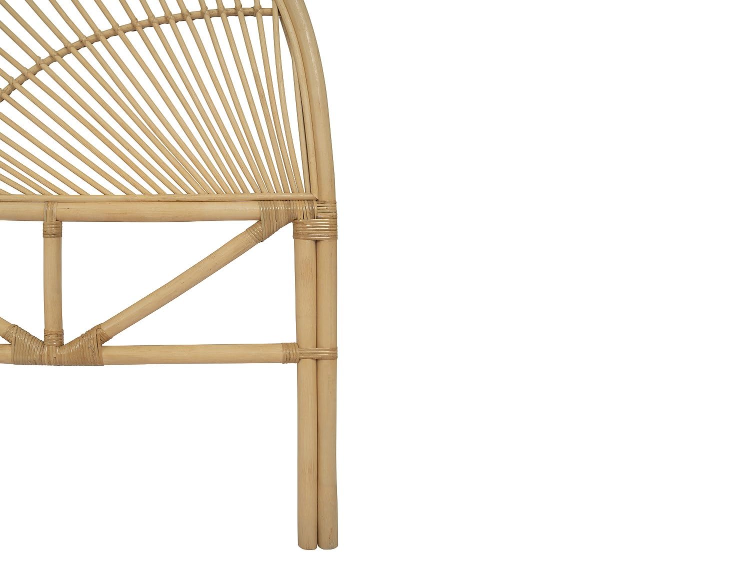 Vente-unique - Tête de lit 160 cm - Rotin - Naturel - EFELA