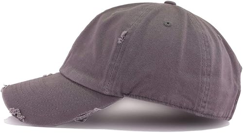 Miniatura 2 de Gorra de béisbol vintage con letra inicial F de algodón bordado, ajustable, desgastada, para papá