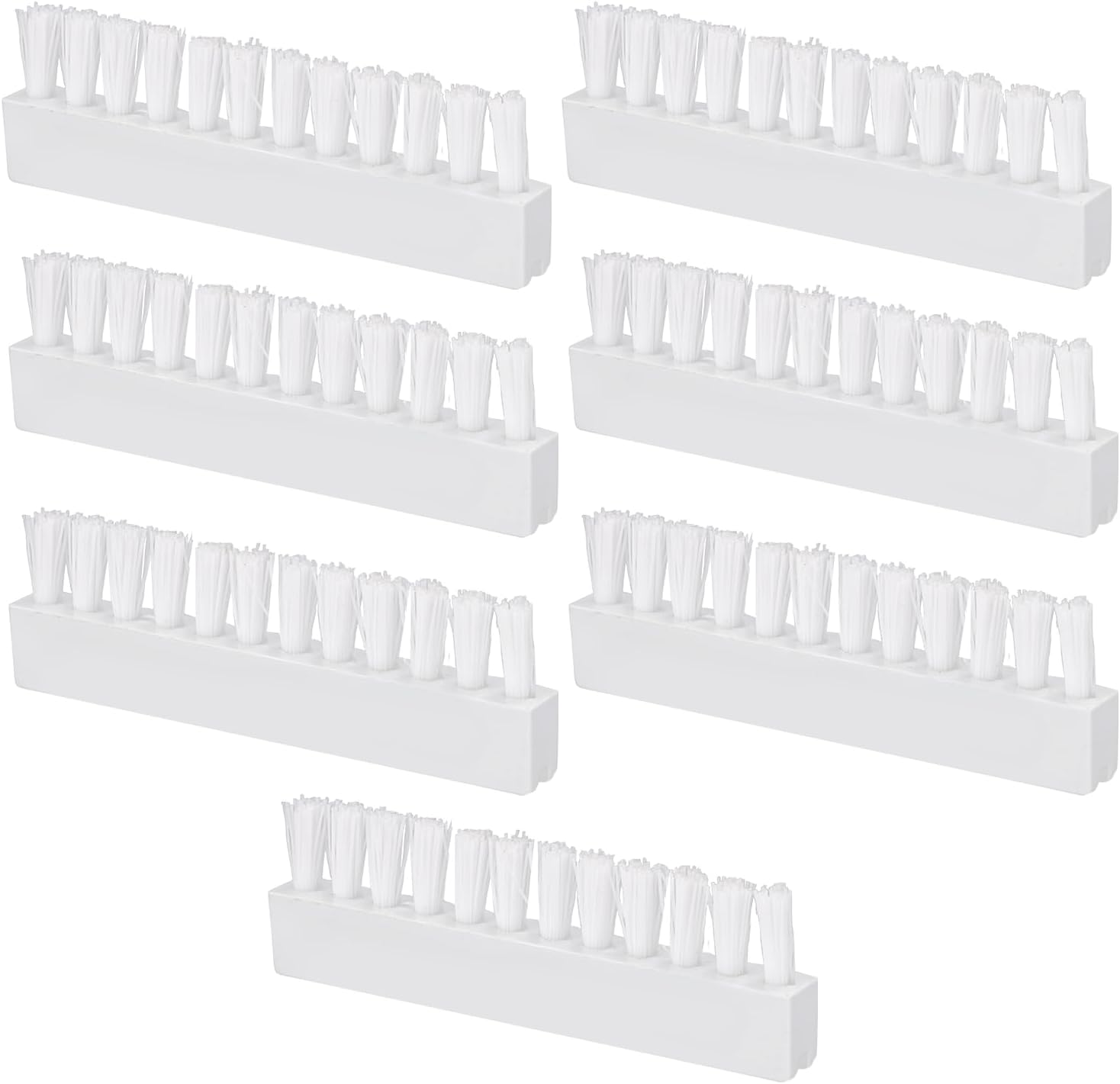 PEUTIER 7pcs Pool Vacuum Head Replacement Brushes, 3.15x0.98in Pool Cleaning Tools Plastic Universal Fit Pool Replacement Parts for Pool Vacuum Head Attachment