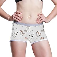 Vista 3 de Women's Boyshort Ladies Panties Comfortable Sleep Boxer Briefs