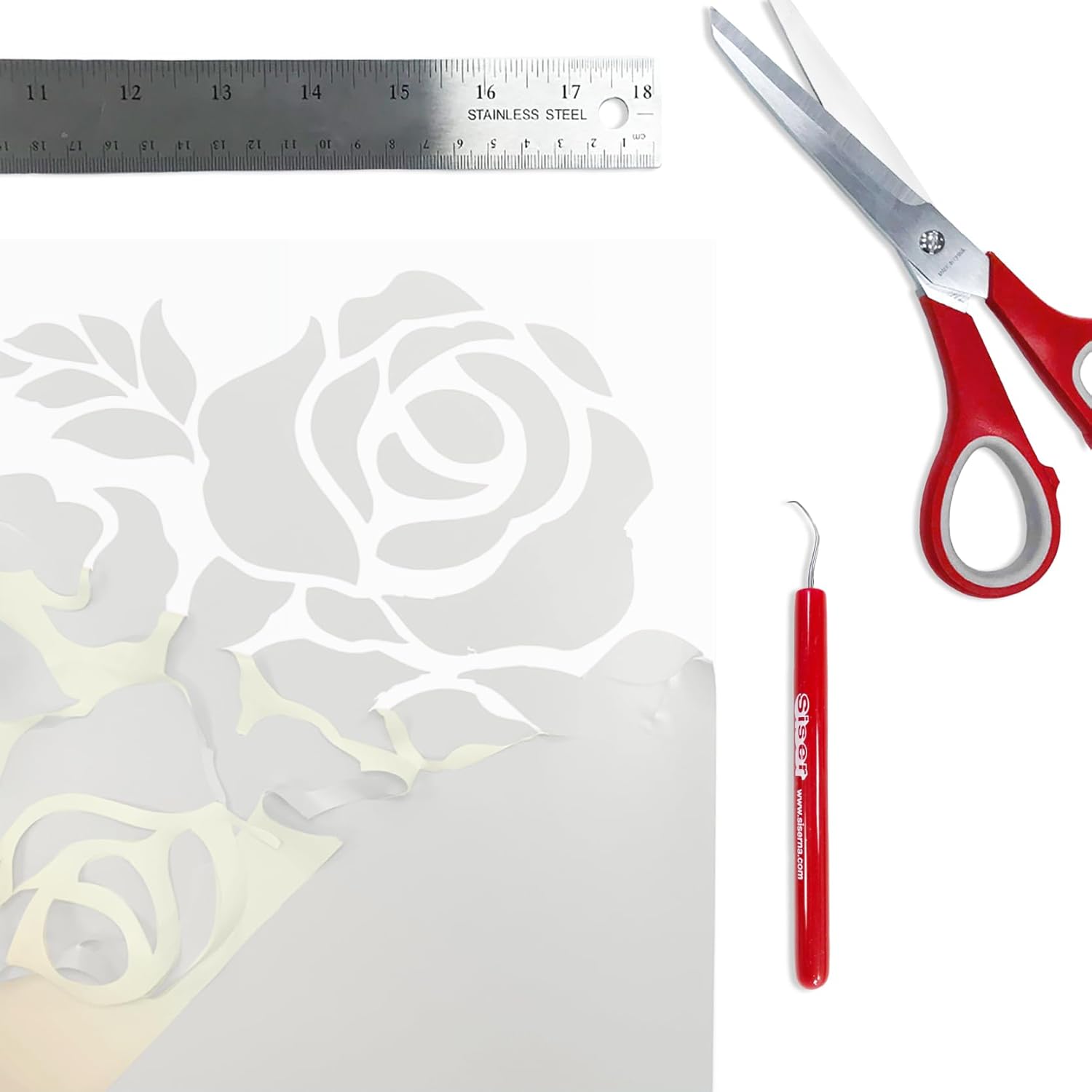 Siser EasyWeed Heat Transfer Vinyl 11.8" x 25ft Roll (Electric Pearl) Compatible with Siser Romeo/Juliet & Other Professional or Craft Cutters - Layerable - CPSIA Certified