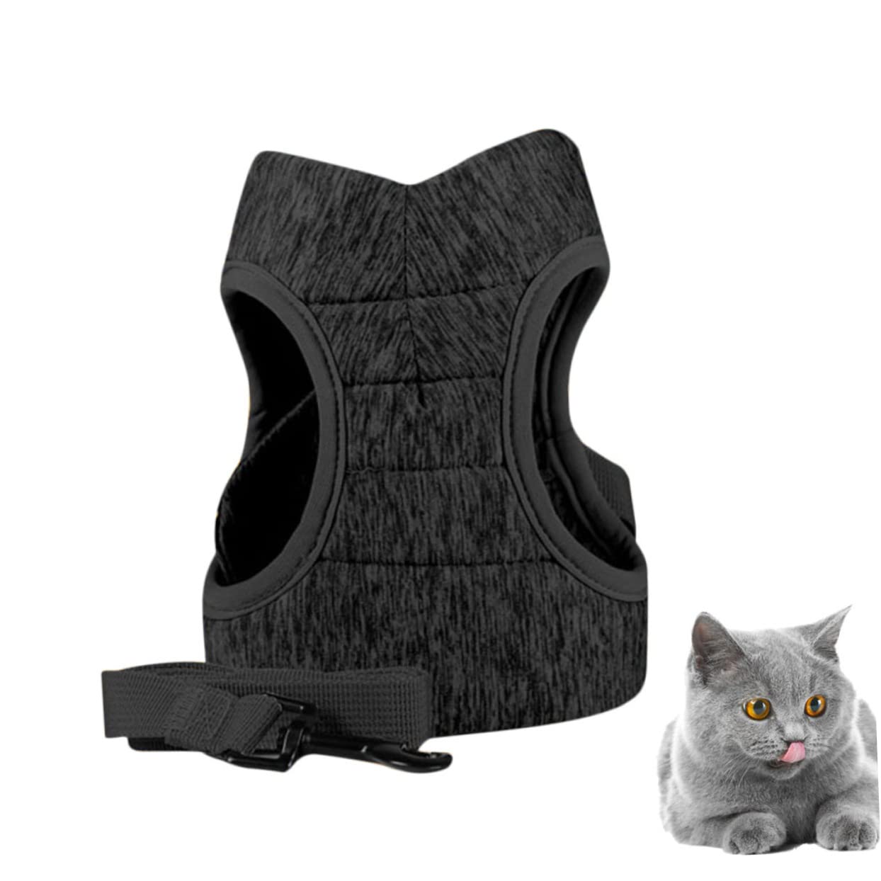 FRCOLOR 3piezas Arnés para Gatos y Cómodo Arnés De Pecho Transpirable para Pasear Diseño