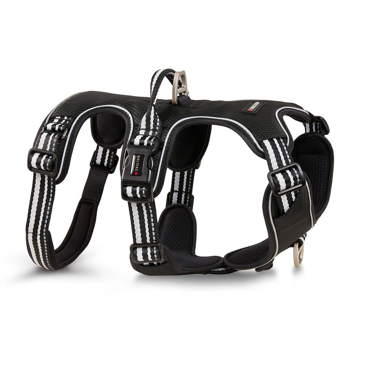 Wolters Geschirr Active Pro No Escape, Größe:45-52.5 cm, Farbe:schwarz/Silber