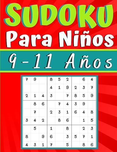 Sudoku para Niños 9-11 Anos: juegos para jugar en familia, 200 cuadrículas de nivel fácil con instrucciones y soluciones, niño y niña