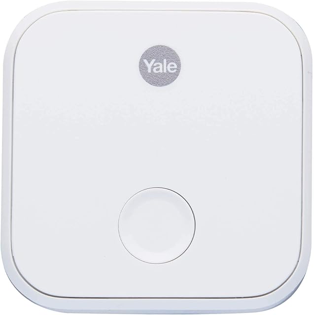 Yale 05/401g00/WH - Connect Wi-Fi Bridge - Remote access, Voice Assistant Integration for your Linus Yale Smart Lock