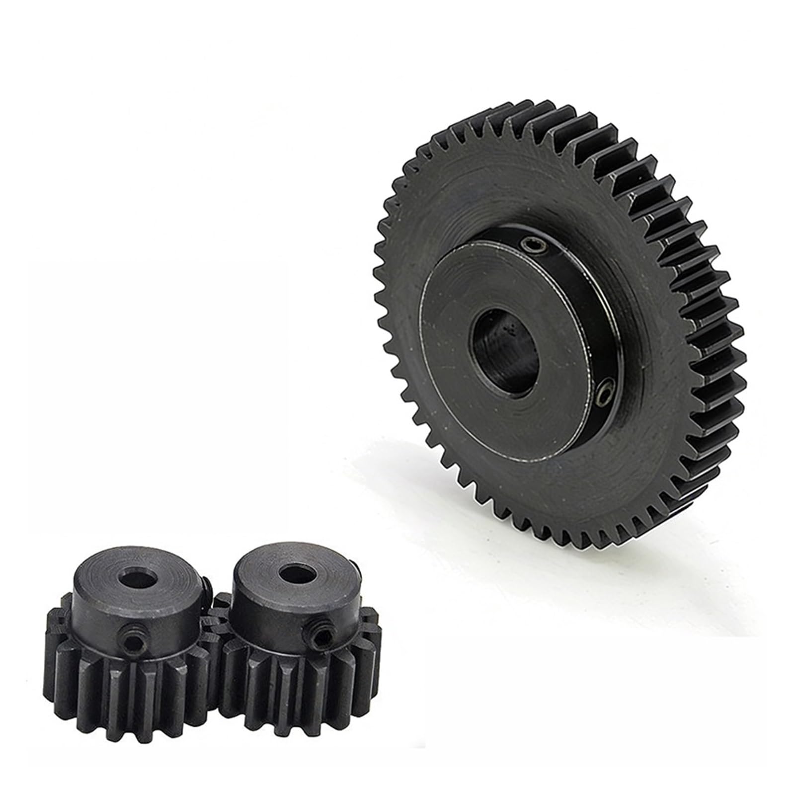 Crémaillère linéaire droite en acier, Pignon d'engrenage droit 1.5 Mod 12T-35T alésage 5/6/8mm étape 15-40mm 45 acier au carbone haute trempe(35 Teeth(Bore 8mm))