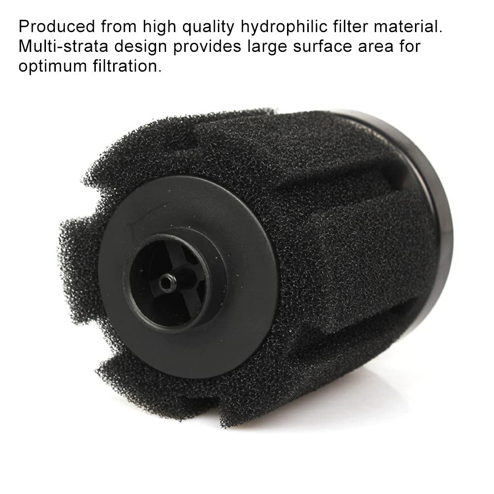 MiOYOOW Sponsfilter, intrekbaar aquariumfilter, enkel/dubbele spons, vistanker, spons, dompelfilter voor aquarium