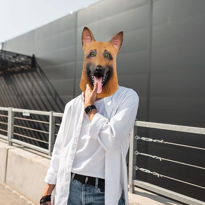 60 Off 被り物 フルヘッドマスク 仮面 お面 コスチューム 犬 秋田犬 イヌ 動物 仮装 変装 イベント パーティー 舞台小道具 Materialworldblog Com