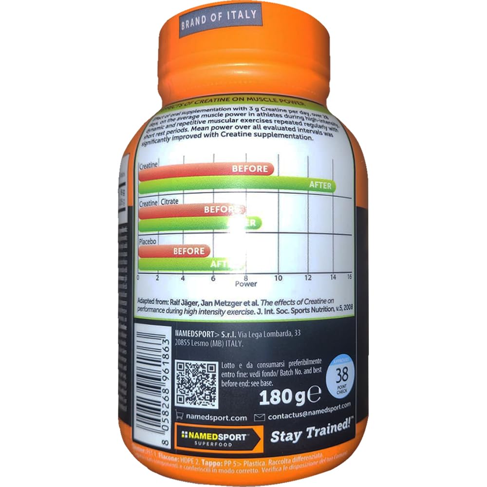 100% Creatine TABS 120 Compresse, 2 Confezioni - Integratore Alimetnare a base di Creatina Monoidrato, Incrementa Le Prestazioni Fisiche, Senza Glutine e Lattosio