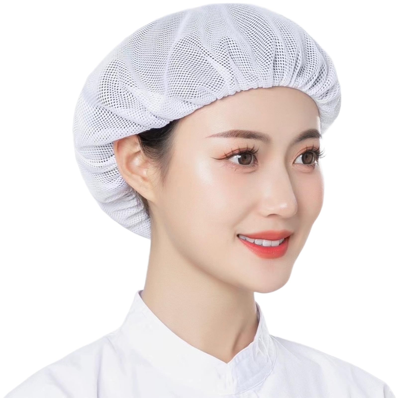 [まちの波] 衛生キャップ インナーキャップ 衛生帽 衛生ヘアネット 給食帽子 給食用 ヘアーネット 業務用 作業用 食品工場 男女兼用 クリーン帽子
