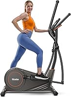 Niceday Elliptical Machine: Hyper-Quiet Magnetic Drive, 15.5IN Natural Stride, 16 Resistance Levels, 400LBS Capacity Home Trainer
