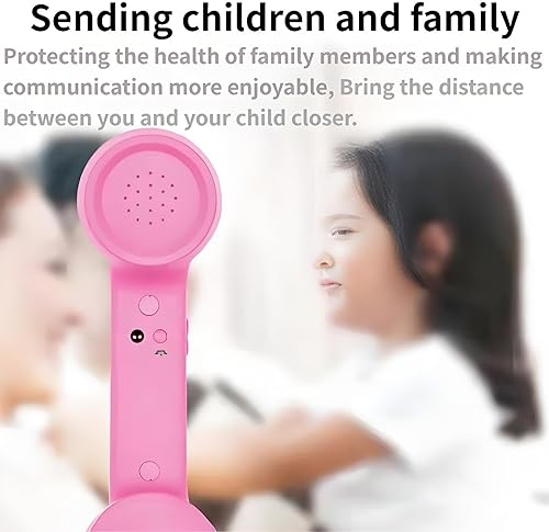 Miniatura 4 de Teléfono retro 2026 para iPhone y Android, auricular para teléfono celular, teléfono retro Bluetooth, receptor de teléfono para teléfono celular,