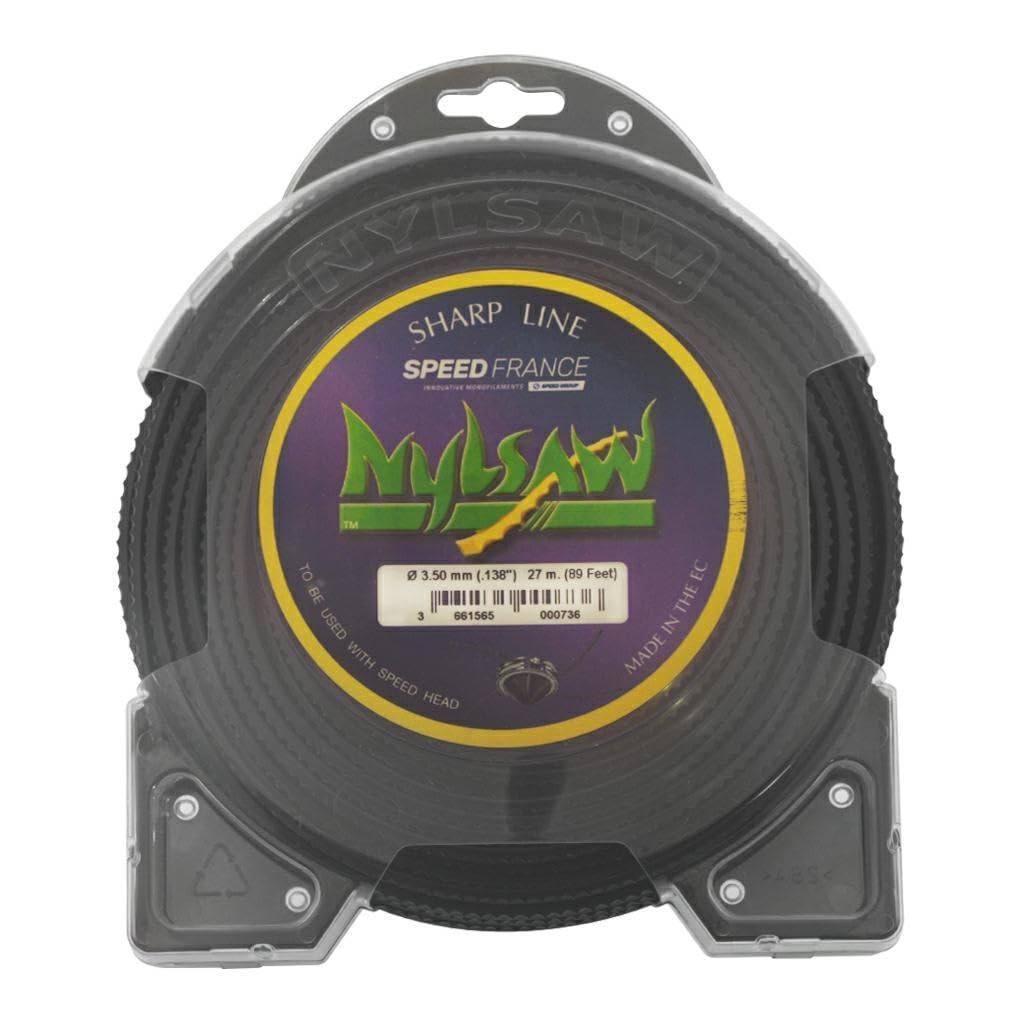 MILLASUR Trading. S.L. - Hilo desbrozadora Nylon dentado 4mm 21m