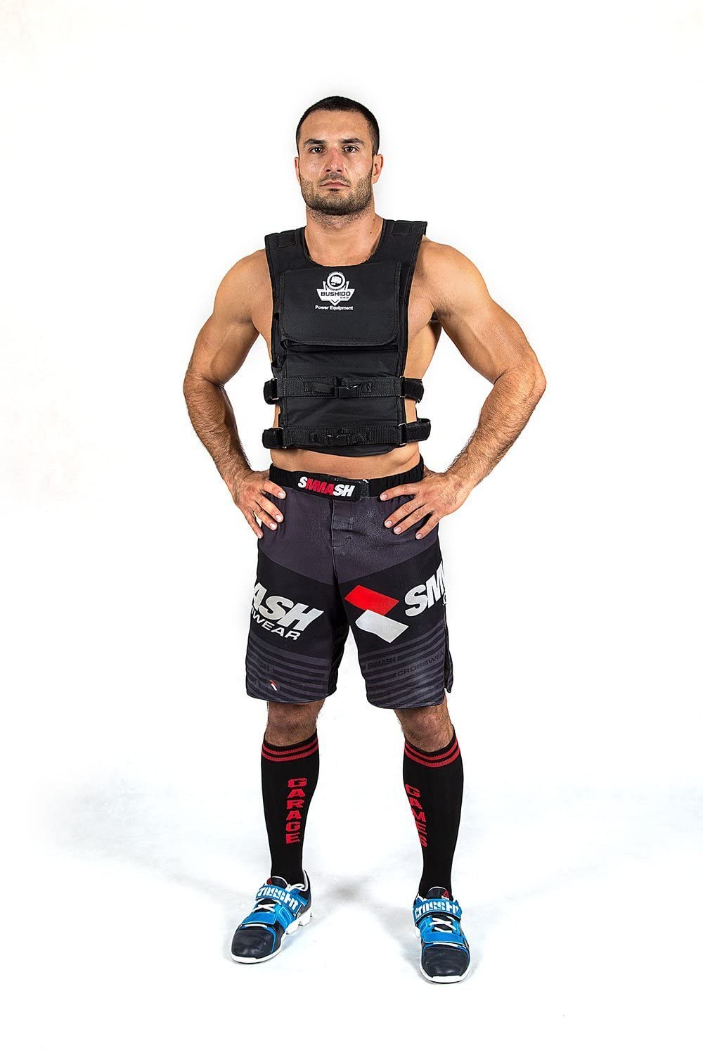 DBX BUSHIDO SPORT Giubbotto Zavorrato da 1 kg a 36 kg - Gilet Zavorrato per I'allenamento Della Forza - Giubbotto Pesi Realizzato in Resistente Materiale Cordura