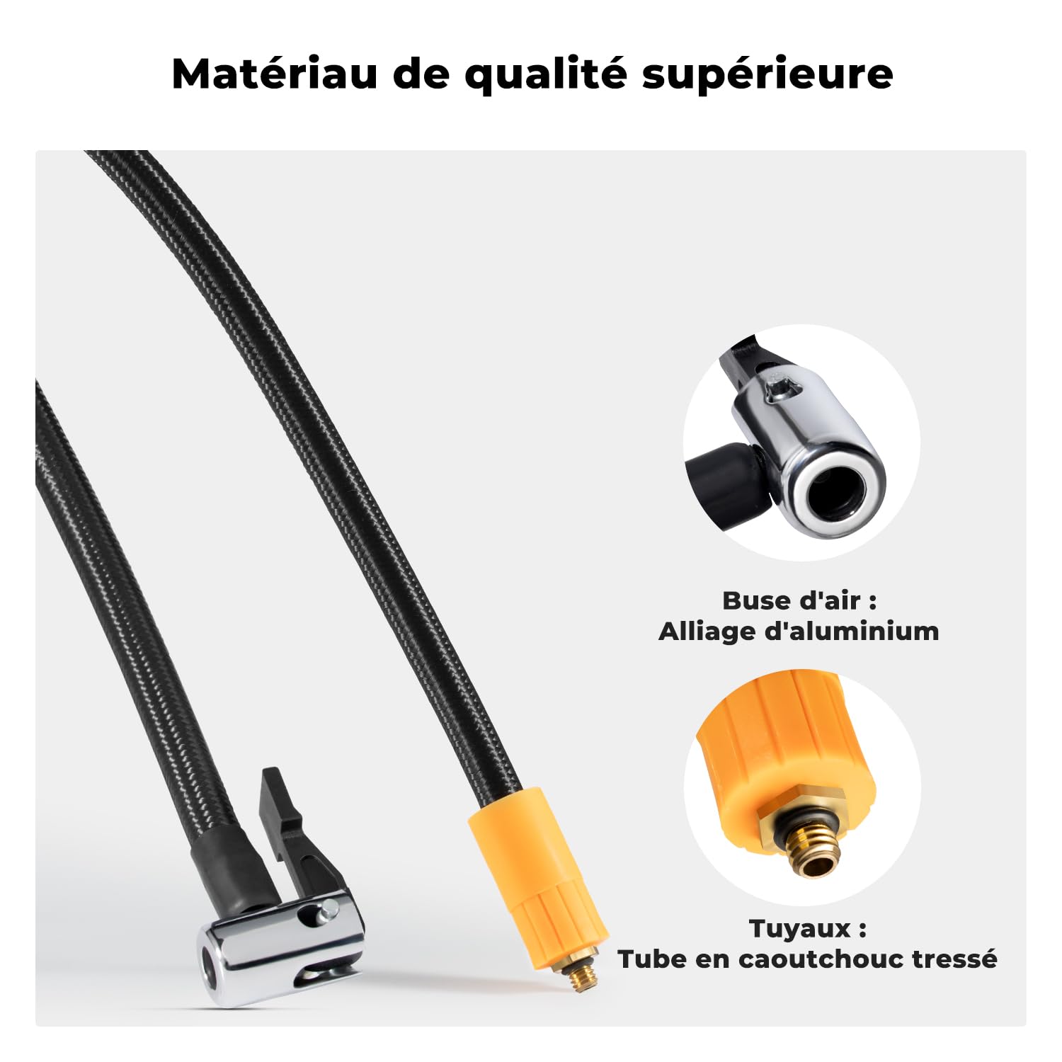 Tuyau De Gonflage De Pneu Allongé - Rallonge De Tuyau D'Air Avec Tuyau De Gonflage De Pneu Allongé - Rallonge De Tuyau D'Air Avec
