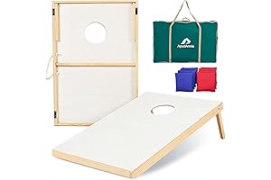 ApudArmis Premium Backyard Wooden Cornhole Set for Endless Outdoor Fun