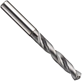 YG-1 DGE43 Carbide Dream Drill Bit with Coolant Holes, TiAlN Finish, Straight Shank, Slow Spiral, 118 Degree, 7.6mm Diameter x 91mm Length (Pack of 1)