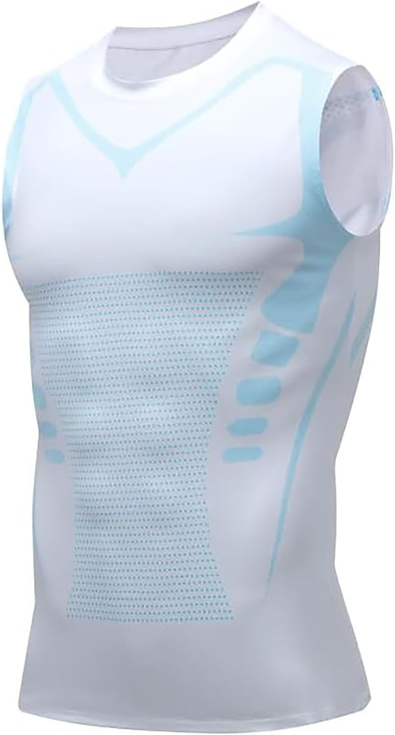 3Pcs Shirt, Mens Compression Shirts Sleeveless.