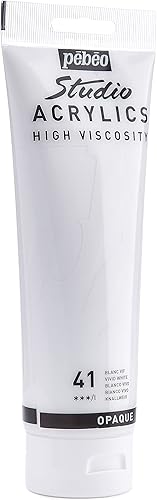 Vista 114 de Pebeo Studio Acrílicos de Alta Viscosidad, Acrílico Fino, 250 ml - Azul Turquesa