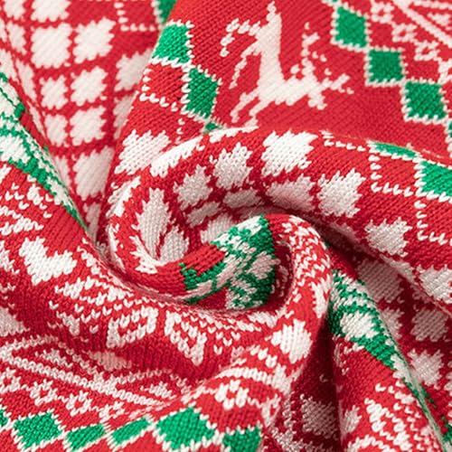Knemksplanet Ugly Christmas Sweater for Toddler Baby Boys Girls Knit Sweater Kids Pullover Sweater Shirt Winter Warm Coat4
