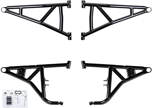 Miniatura 6 de SuperATV Brazos A delanteros de alta holgura para Polaris RZR XP 1000 / XP 4 1000 (2014+) - Rojo - Incluye los 4 brazos - No ajustable