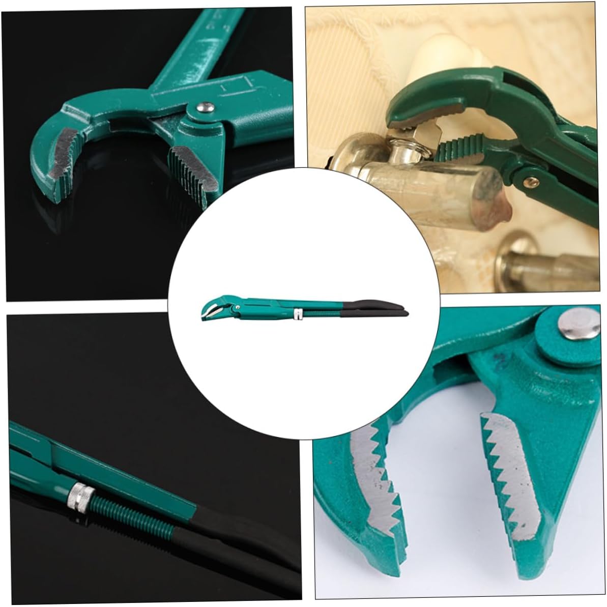 Toddmomy Water Pump Pliers with Handle Non-slip Grip Tension-loaded Joint for Home Plumbing Repair Multifunctional Pipe Wrench Tool