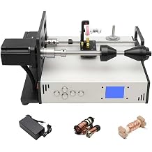 Coil Winding Machine, Automatic Winding Wire Machine, With Tube Amplifier & LCD Screen, Ideal For Coil Tape Fishing Line Winder,Tube Transformer, Enameled Wire, Solder Wire