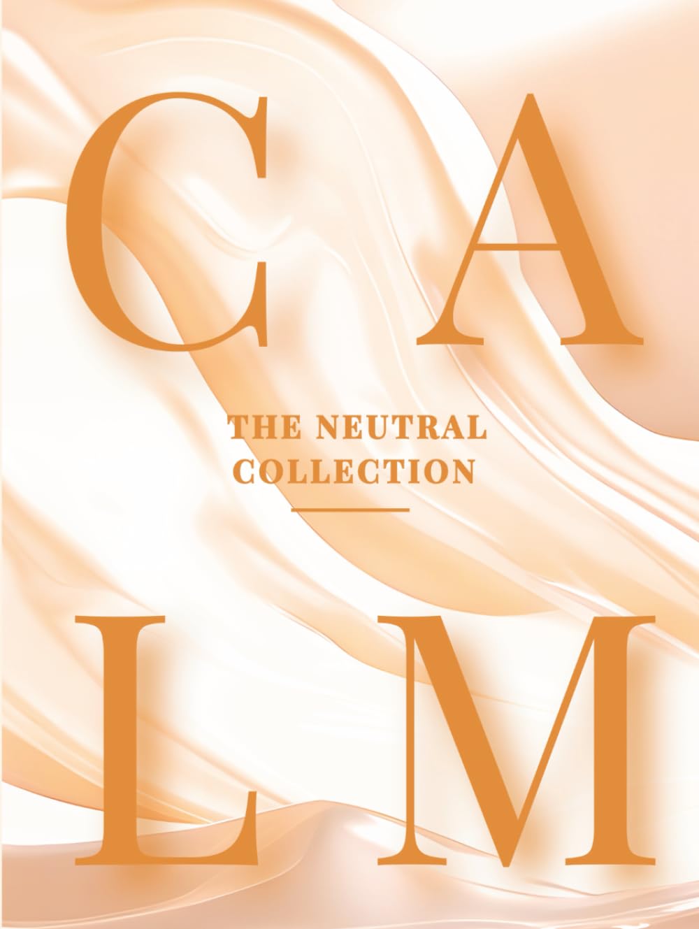 Livre de décoration minimaliste CALM album factice de luxe pour table basse