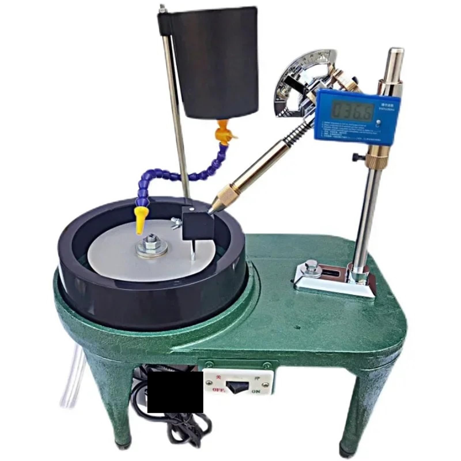 JVDDI Power Tools Plane Grinding And Polishing Machine Jewelry And Jade Faceting Machine Ring Grinding Machine(Variable speed)