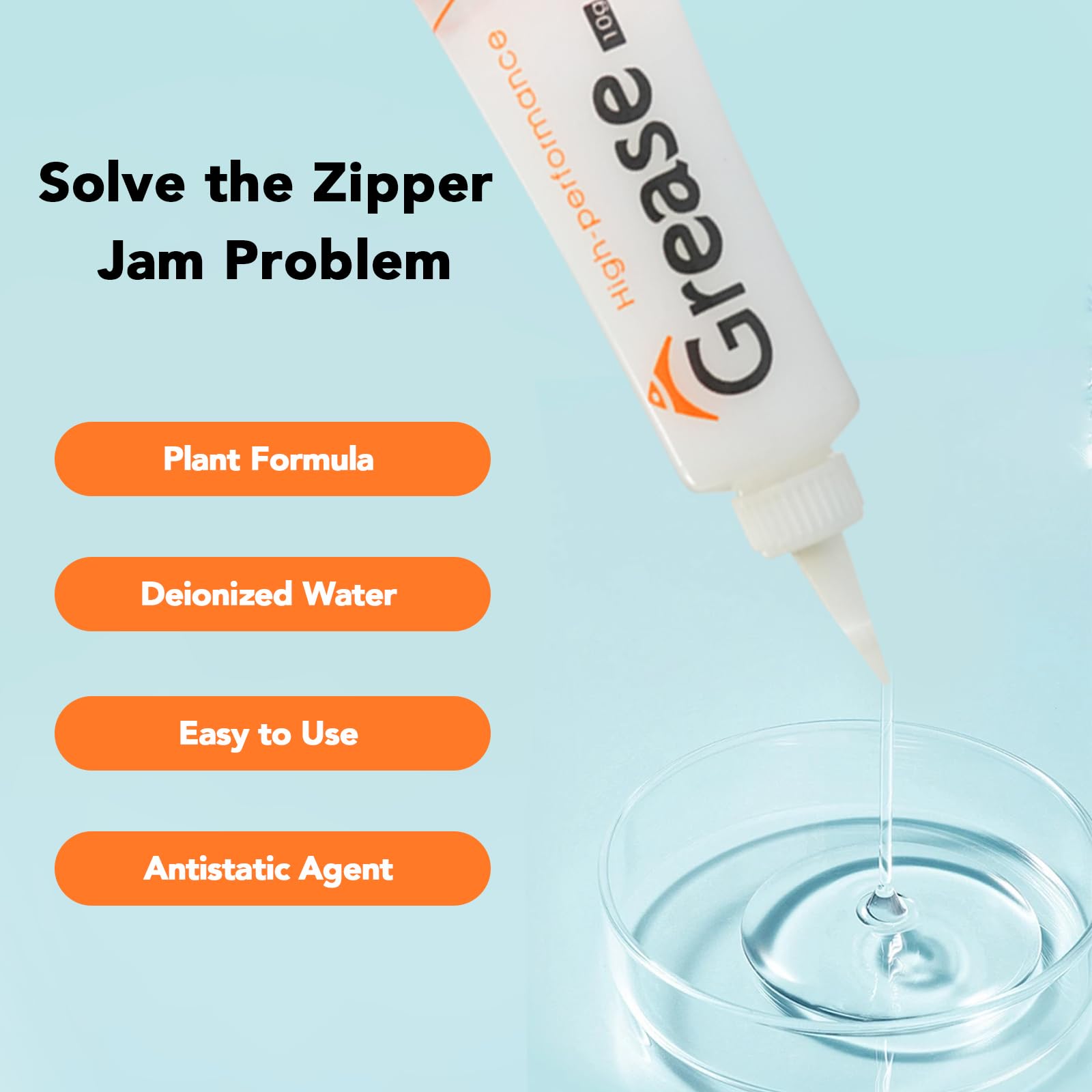 4 Pcs Snap and Zipper Lubricant Snap and Zipper Lubricant Wax for Boat Care, Marine Travel, Camping, Drysuit,