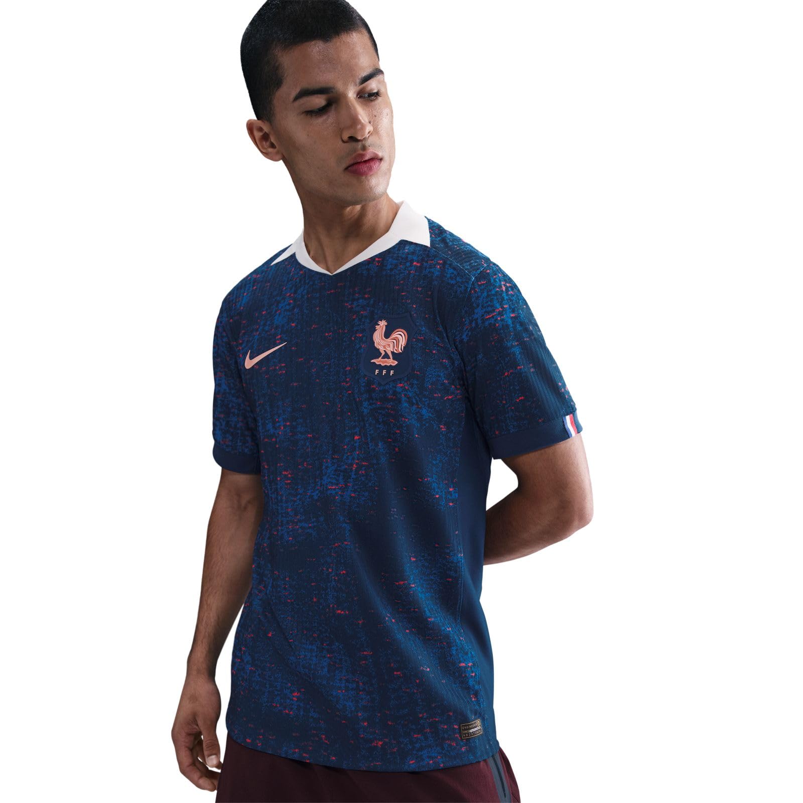 FFF 2025 Match Home (Frauenteam) Nike Authentic Dri-FIT ADV Fußballtrikot für Herren, IH0805