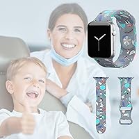 Vista 41 de Silicone Sport Watchband Compatible with Apple Watch