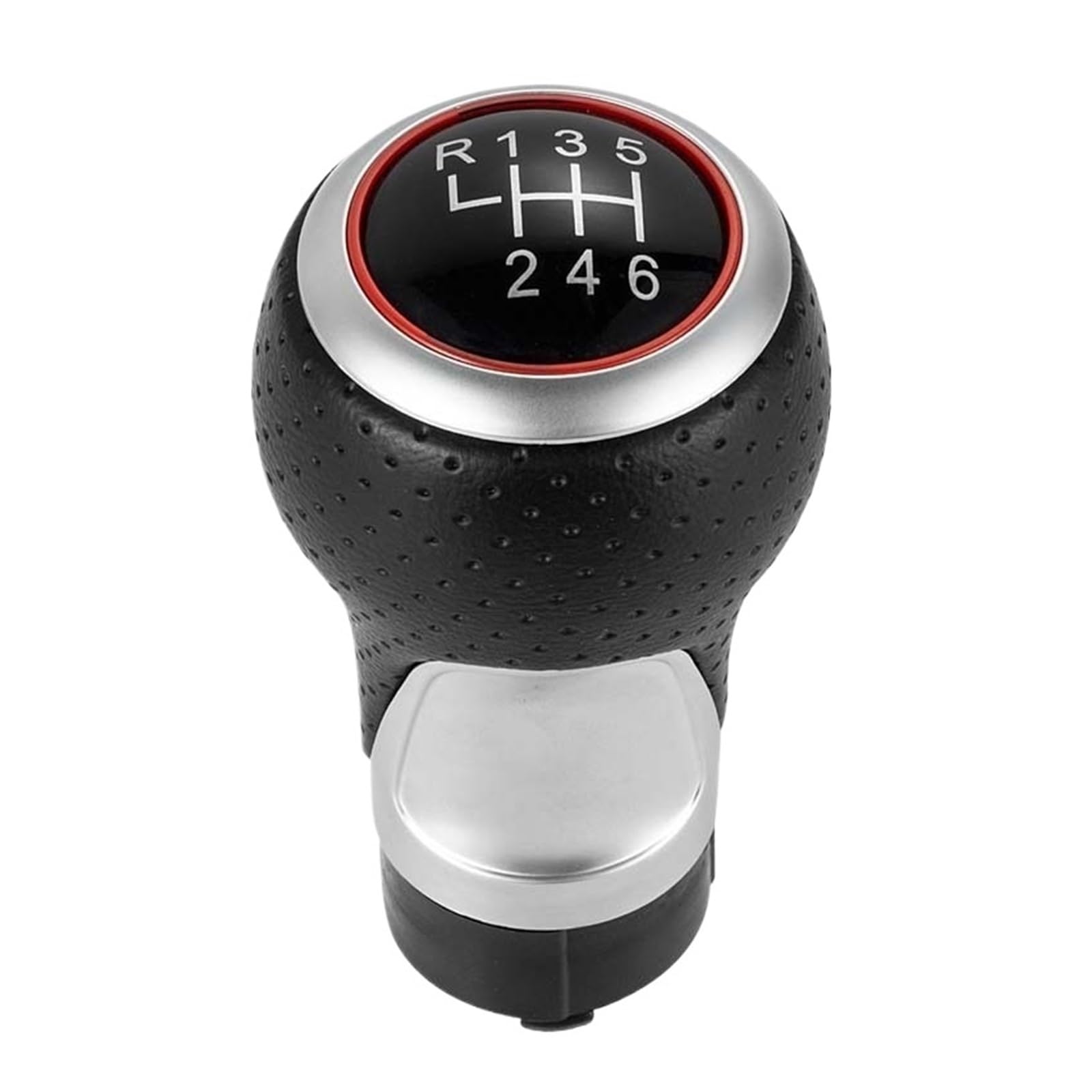 Rbevcrr Car Shift Lever Knob for Golf MK4 for Passat 12mm Gear Shift Knob Stick Shifter Pen(RED 6 Speed)