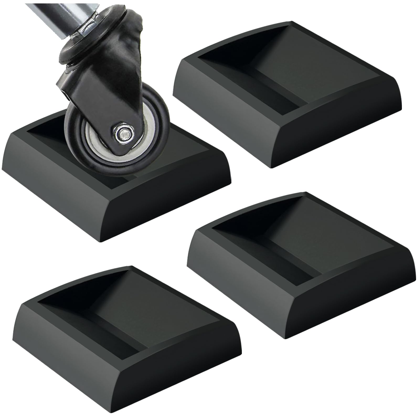 Caster furniture wheel stoppers WELLGO patin silicone antidérapant sol