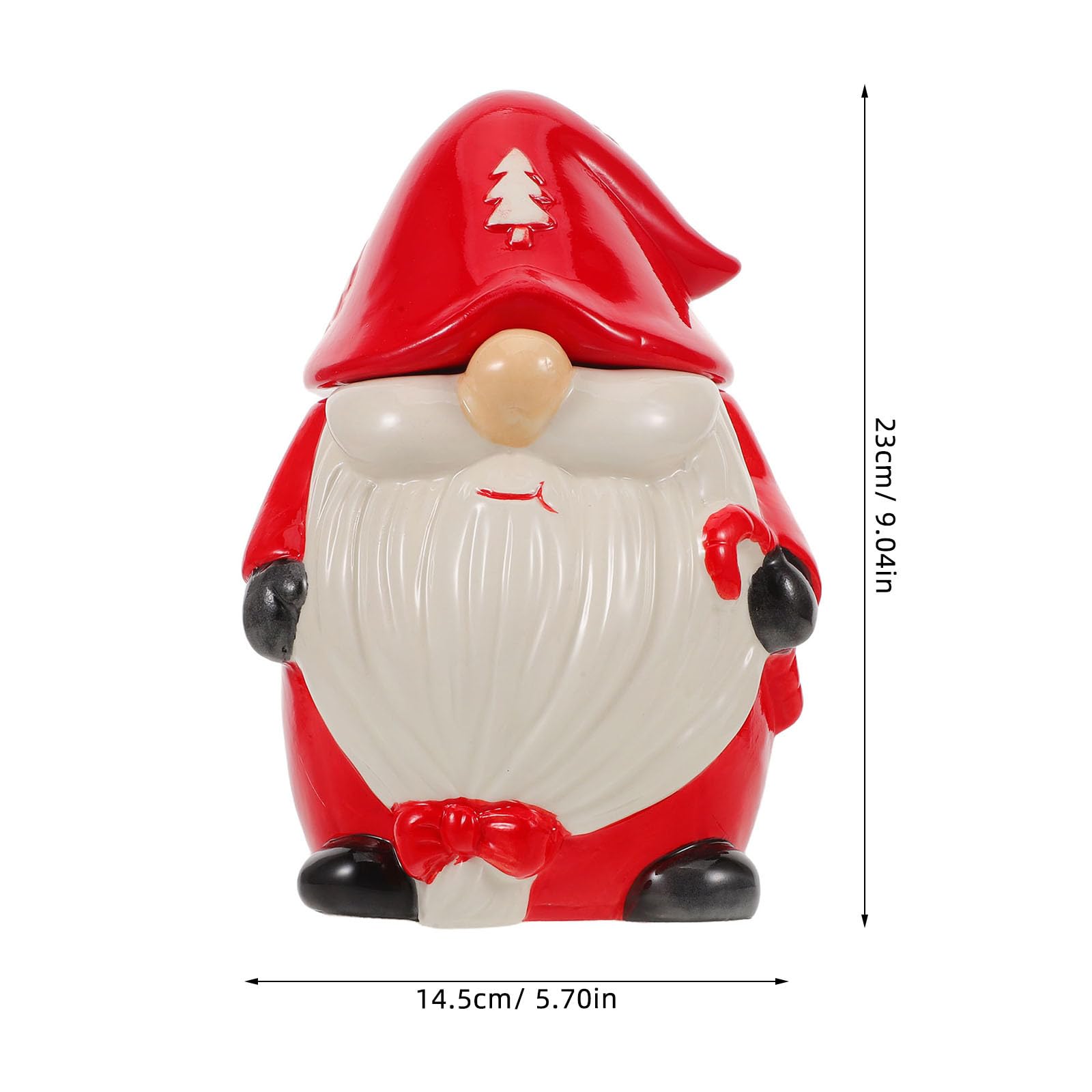 Cabilock Boîtes de Noël Céramique avec Couvercle Petits Contenants Décoratifs pour Biscuits et Bonbons Pendant Les Fêtes