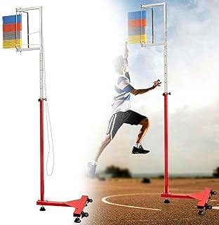 XENITE Floor-Standing Jumping Height Training Aid with Drawstring, Adults Vertical Jump Tester, Floor Standing High Jump Training Equipment Vertical Test Jump Measurement Tester 1.7m-3.6m
