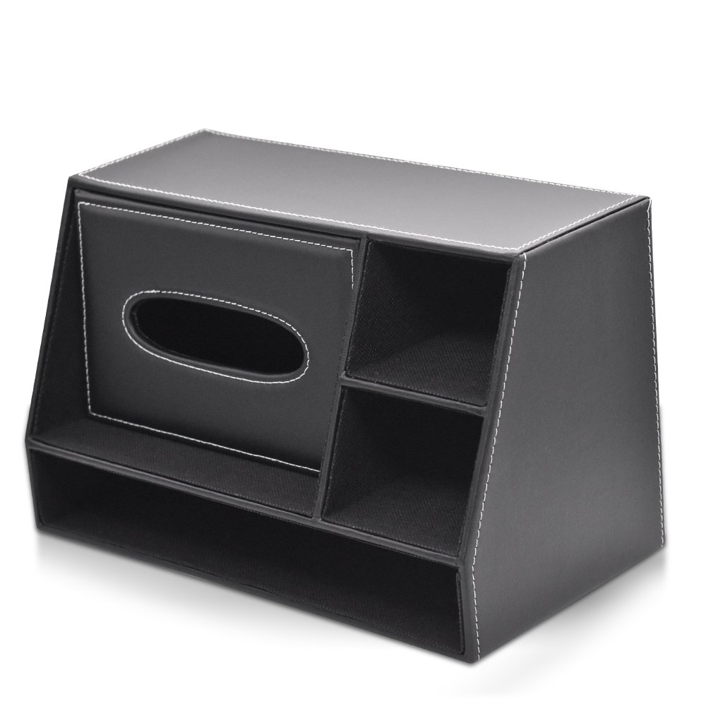 お値下げ！☆12個セットです！小物収納ティッシュボックス・PUレザー・ブラック お値下げ！☆12個セットです！小物収納ティッシュボックス・PUレザー