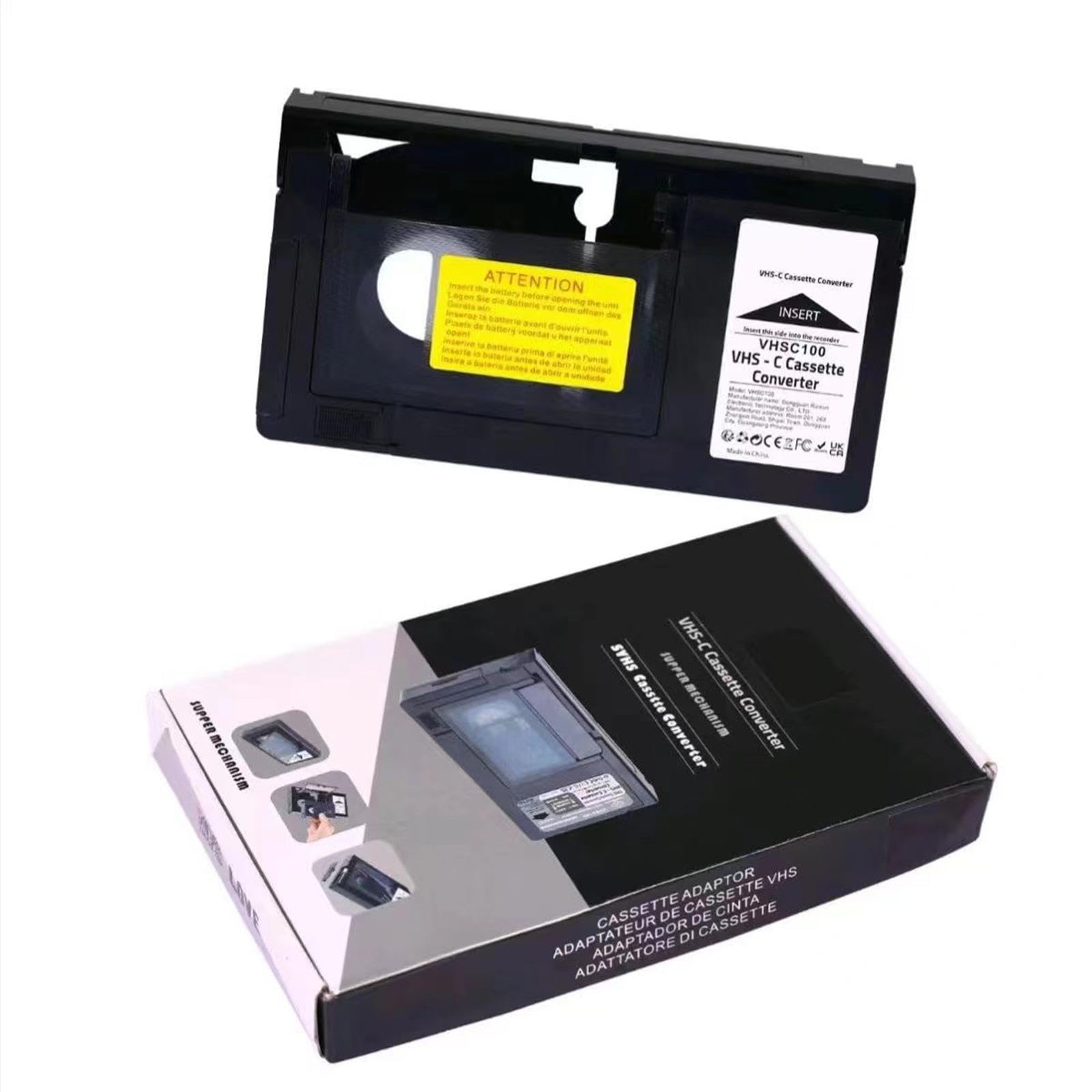 Amazon.co.jp: NonMiFyR VHS C カセット アダプター VHS-C変換 VHS