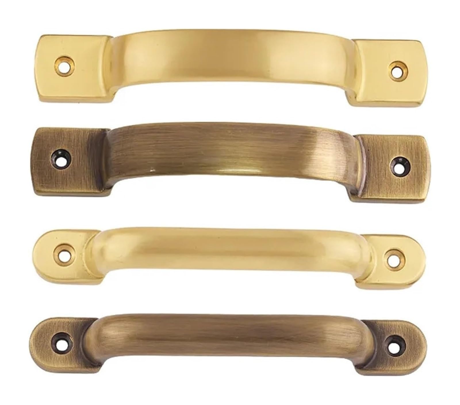 Tiradores de latón premium estilo europeo con acabado vintage de 105 mm para ventanas