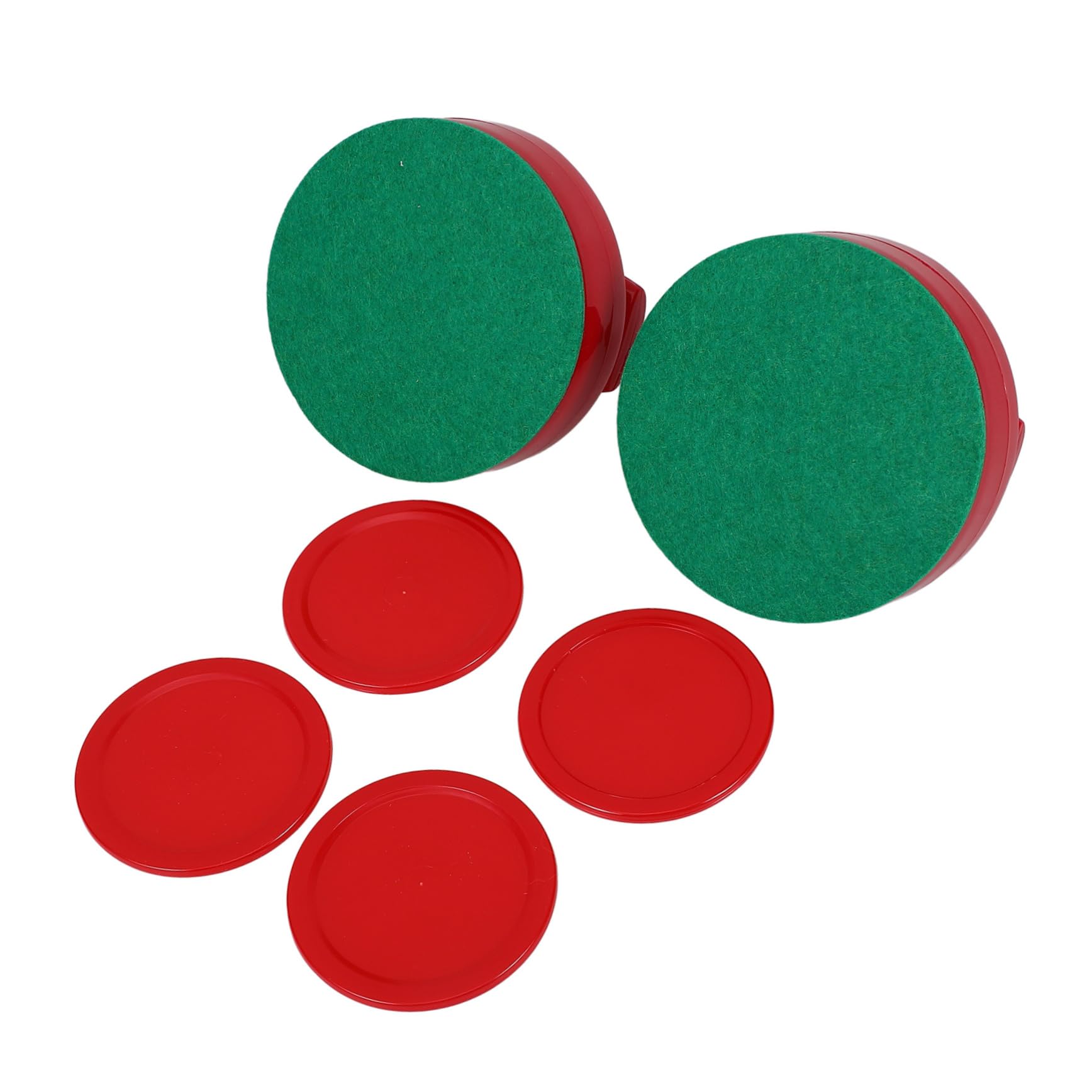 Abaodam 3 Ensembles De Hockey sur Poussoir De Hockey sur Glace Pagaies De Hockey sur Glace en Plastique Fournitures De Rondelles De Hockey sur Glace Rondelles De Poussoir De Table